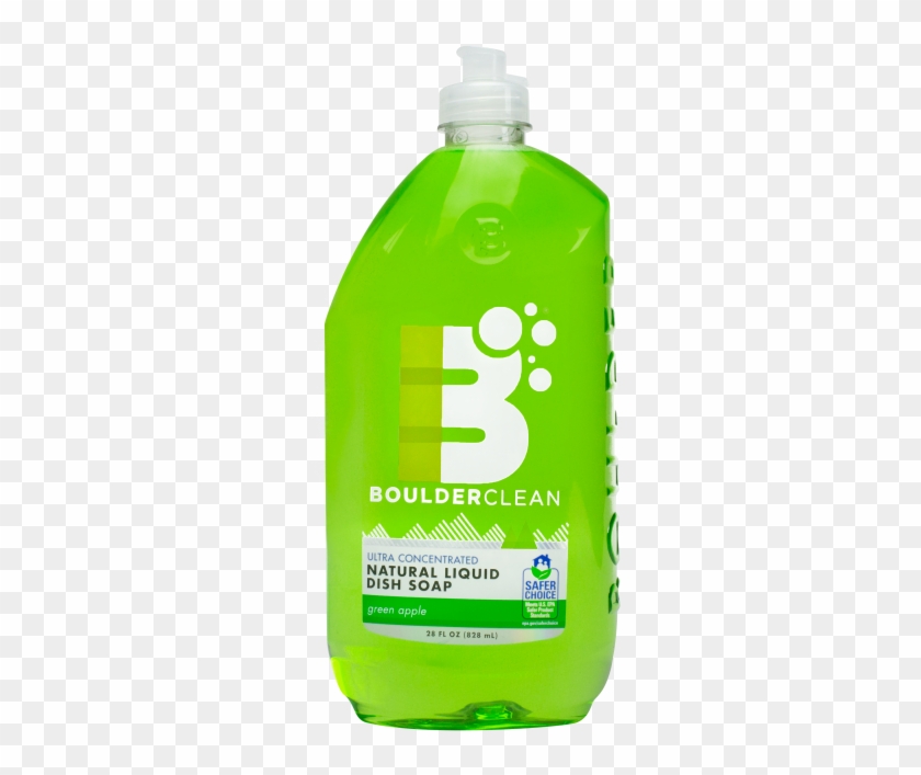 Liquid Dish Soap Green Apple Boulder Clean Toilet Bowl - Boulder Clean Clipart #4588751