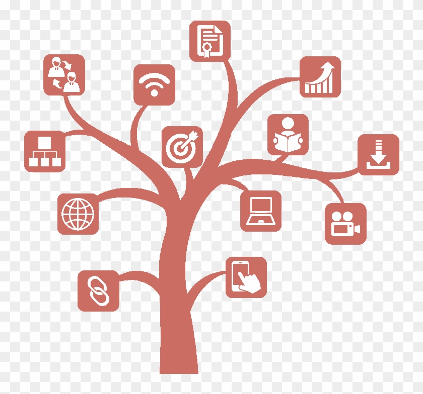 Grow Services - Tree E Commerce Transparent Clipart