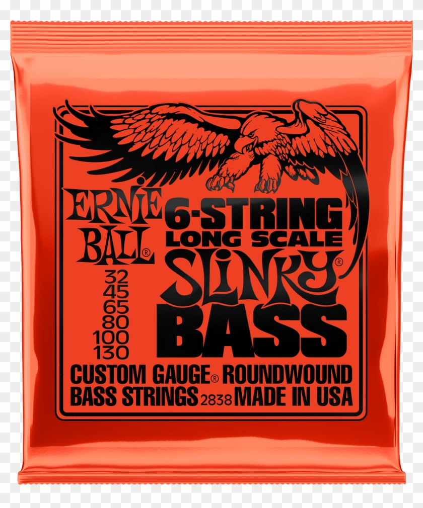 P02838 Front - Ernie Ball 6 String Bass Clipart #4589184
