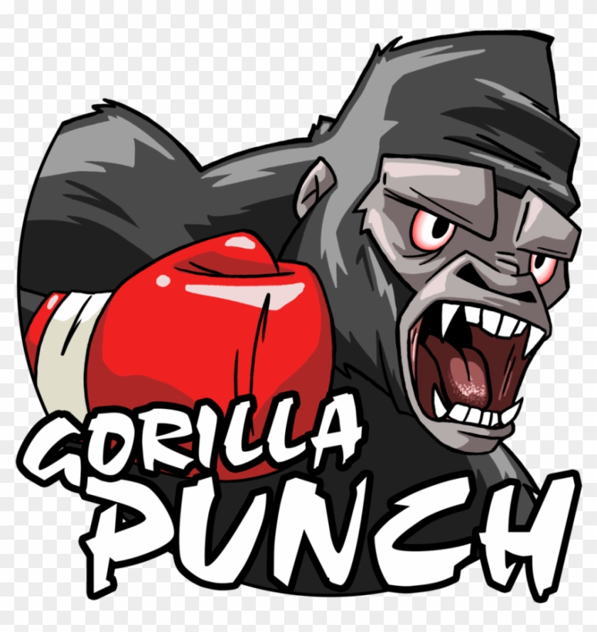 Gorilla Punch - Torcida Dragoes Da Real Clipart