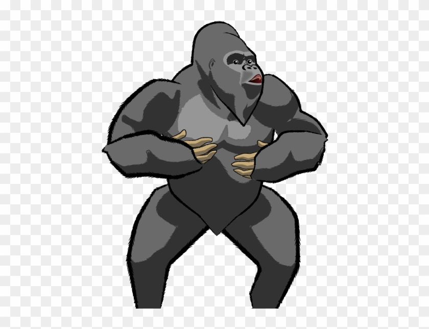 Mountain Gorilla Clipart #4590232