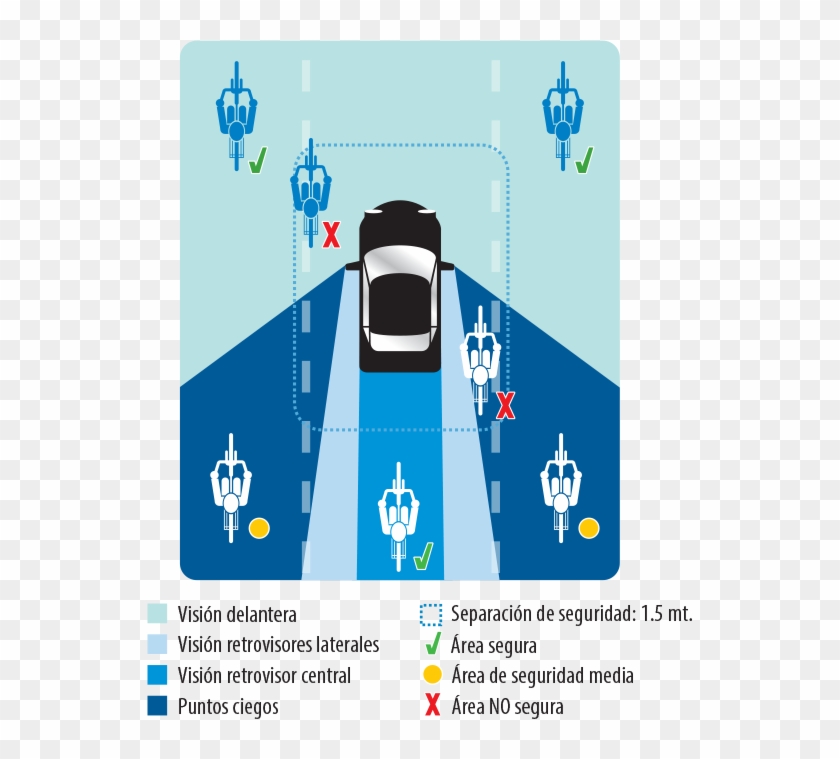 Manual Del Ciclista Cycling Bikes, Mtb, Biking, Bicycle, - Puntos Ciegos De Un Autobus Clipart #4590523