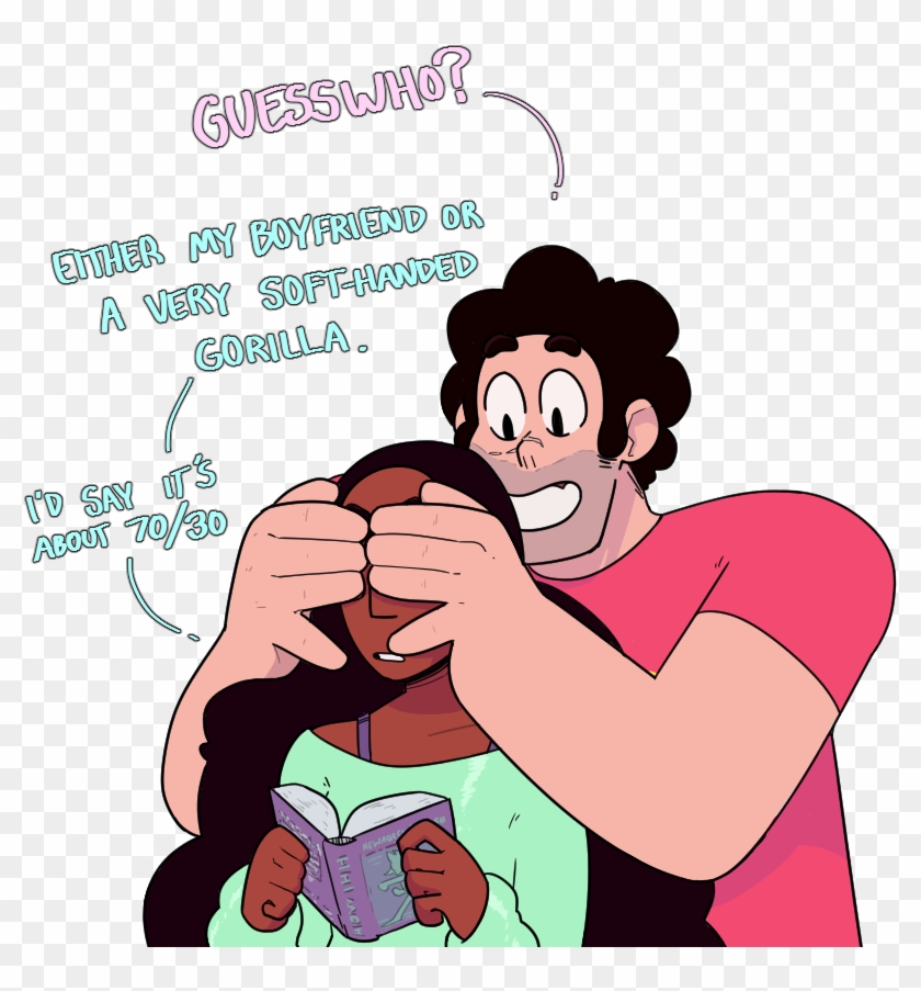 Etther My Boyfriend Or A Very Soft-handed Gorilla - Connie And Steven Clipart