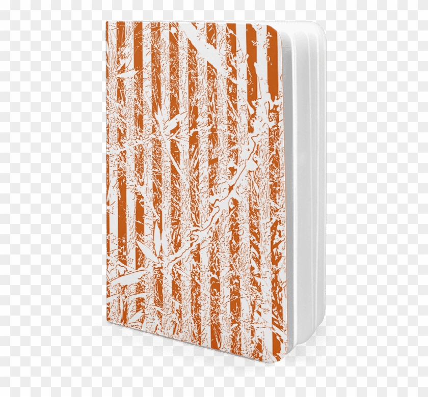 Dailyobjects Orange Floral Lines A5 Notebook Plain - Mobile Phone Clipart #4591277