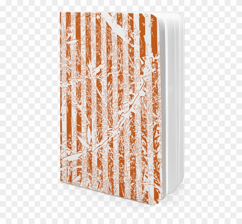 Dailyobjects Orange Floral Lines A5 Notebook Plain - Mobile Phone Clipart