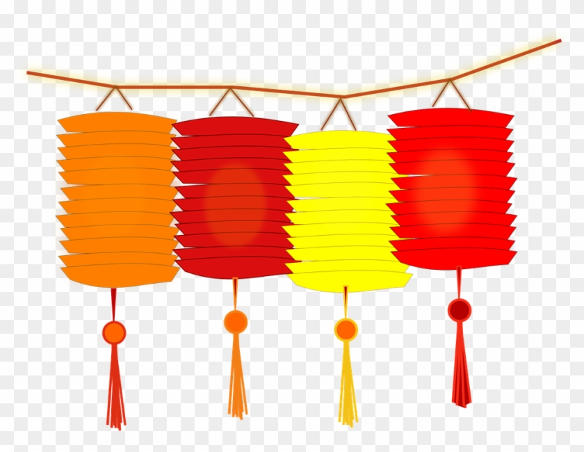 Latern Clipart Cny - Lantern Chinese New Year Clipart - Png Download