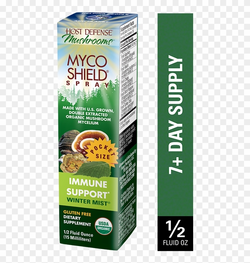 Mycoshield® Winter Mist® Spray - Mycoshield Spray Peppermint Host Defense Clipart #4591659