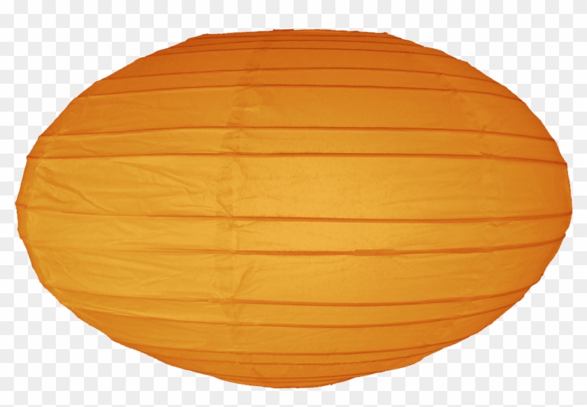 Oval Paper Lanterns Orange - Circle Clipart