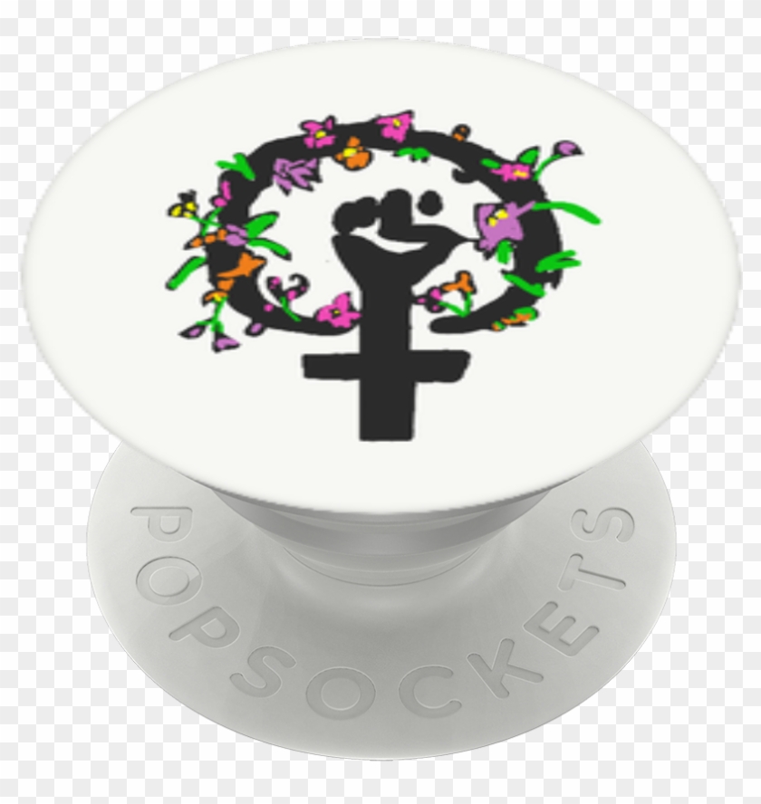 Feminist Flowers, Popsockets - Circle Clipart #4592011