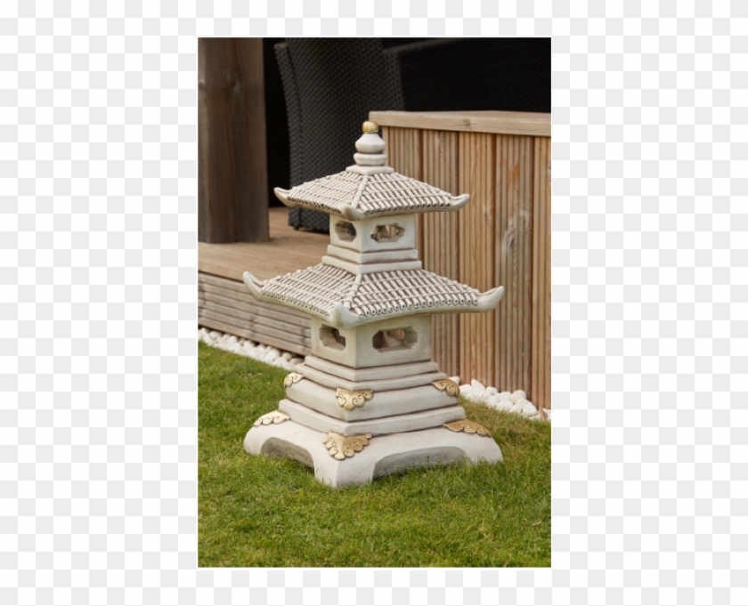 2 Tier Japanese Lantern - Grass Clipart #4592031