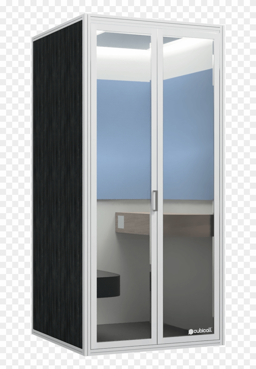 A Modern Sized Phone Booth Accommodating Up To Two - Cupboard Clipart