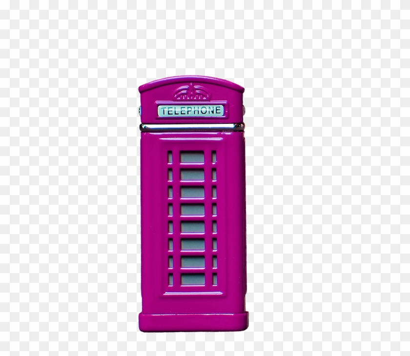 Phone Booth Blue Cropping Exemption Isolated - Telephone Booth Clipart #4592364