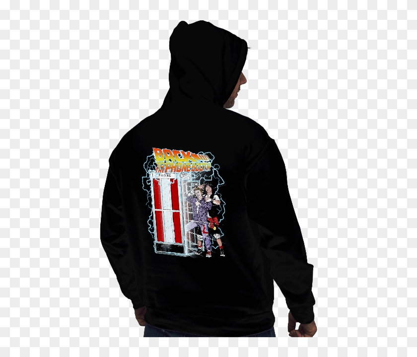 Back To The Phone Booth - Sweatshirt Clipart