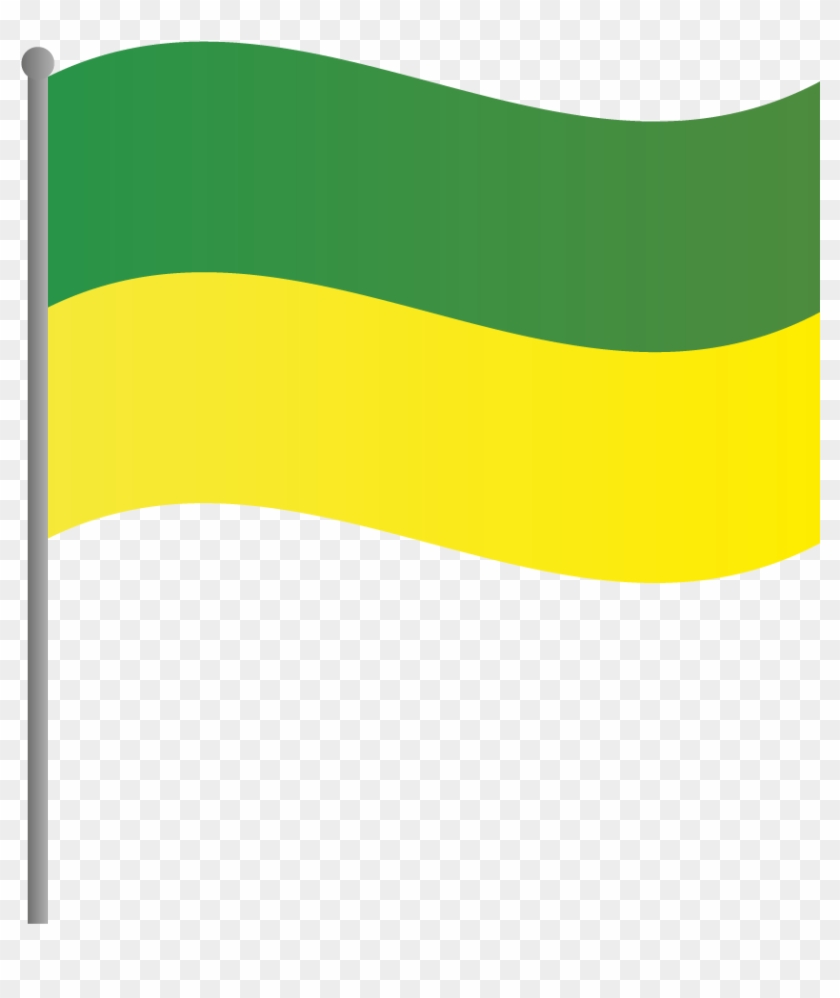 Guardamos En El Verde Y Amarillo La Esperanza De Una - Bandera Verde Y Amarilla Clipart #4592807
