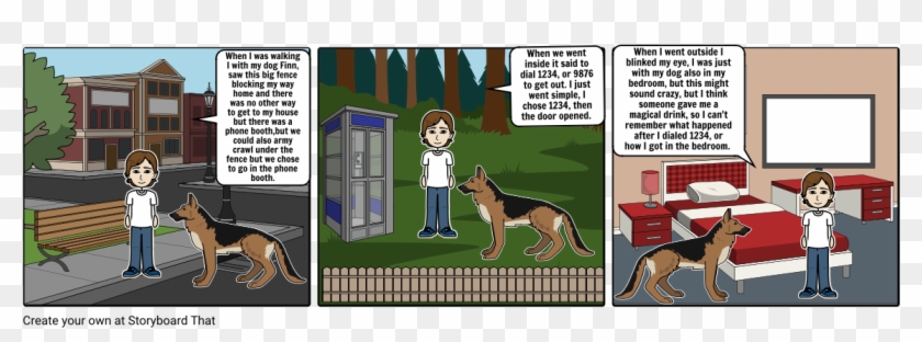 The Magical Phone Booth - Cartoon Clipart