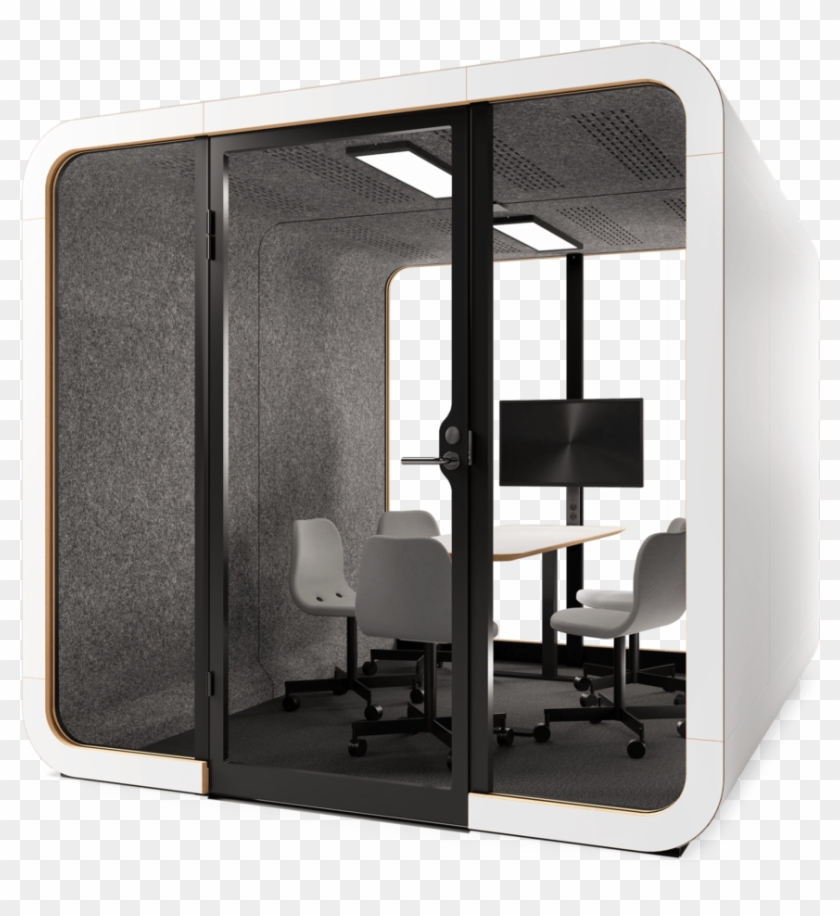 White 2x Phone Booth - Framery 2q Clipart #4593186