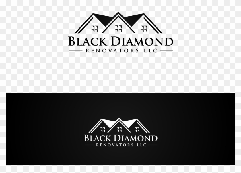 Elegant, Playful, Roofing Logo Design For Black Diamond - Guinness Clipart #4593350