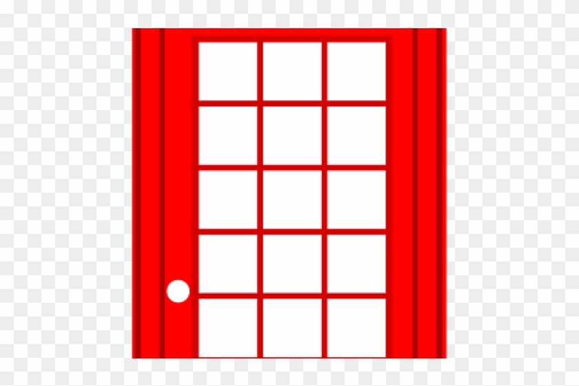 Phone Booth Clipart Transparent - Carmine - Png Download