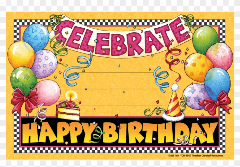Tcr4507 Happy Birthday Awards From Mary Engelbreit - Circle Clipart #4593533