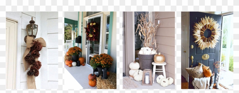 Diy Halloween Decorations For The Front Porch - Fall Front Door Clipart #4593760