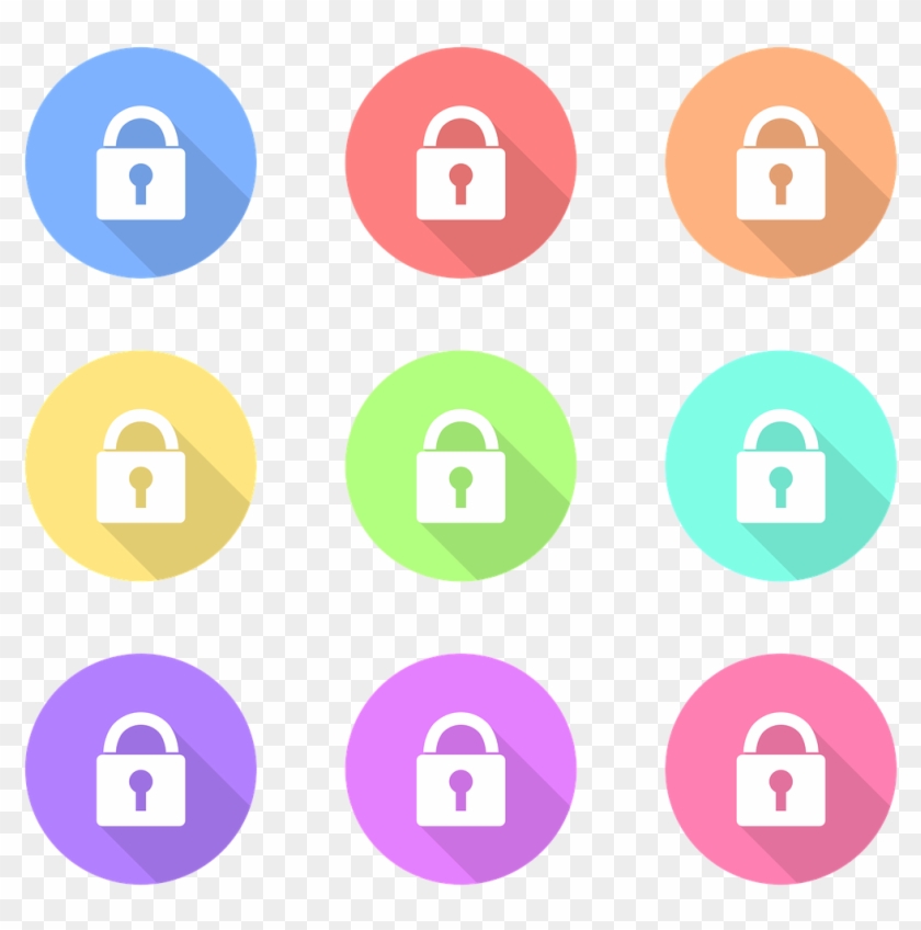 Data Protection Lockers - Padlock Icon Clipart #4593762