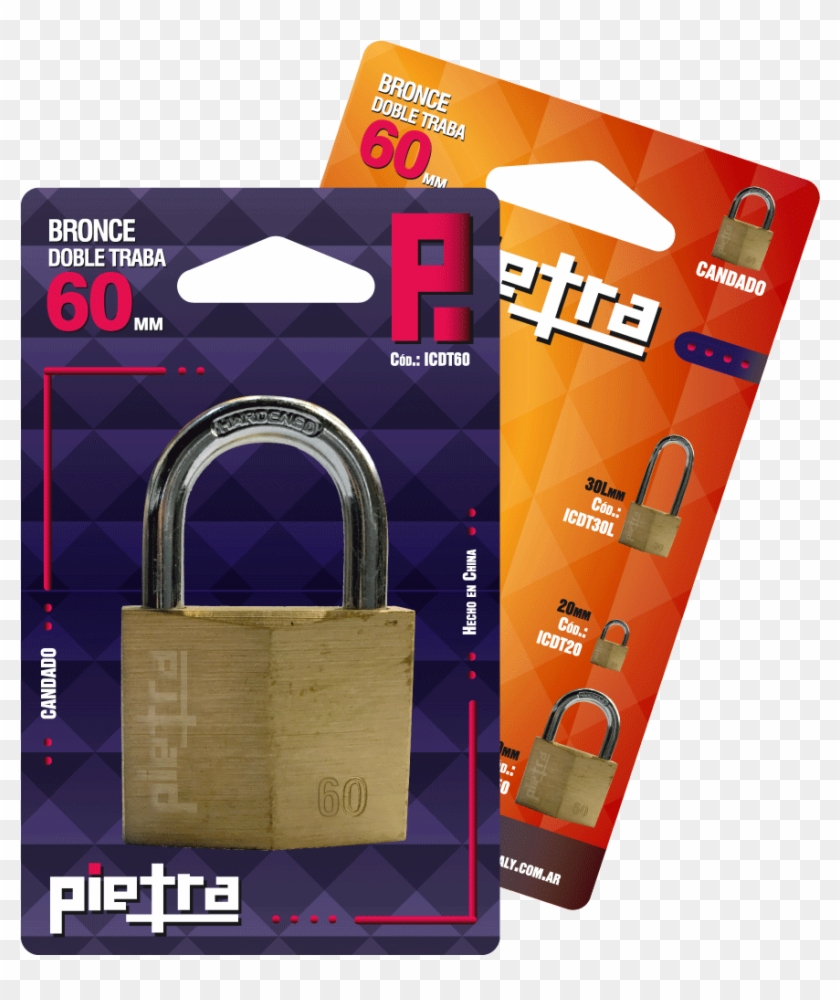 Candado De Bronce Pietra - Brass Clipart #4593854