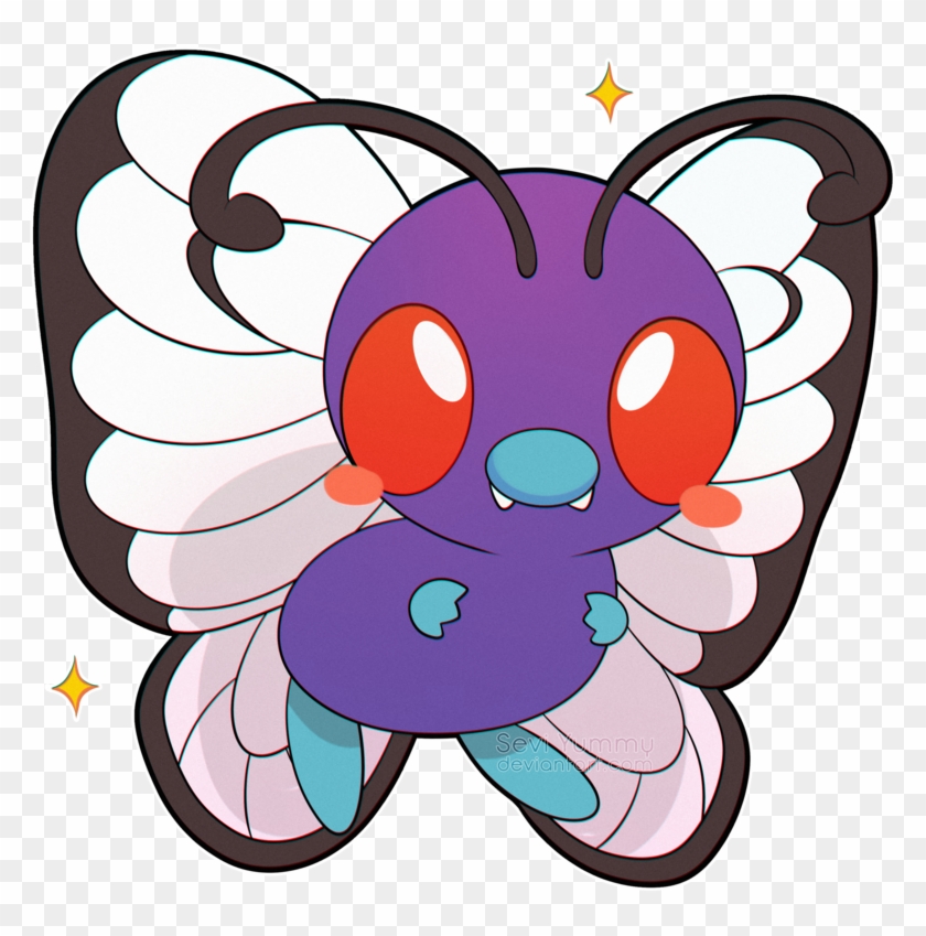 - Drawing , Png Download - Butterfree Chibi Clipart