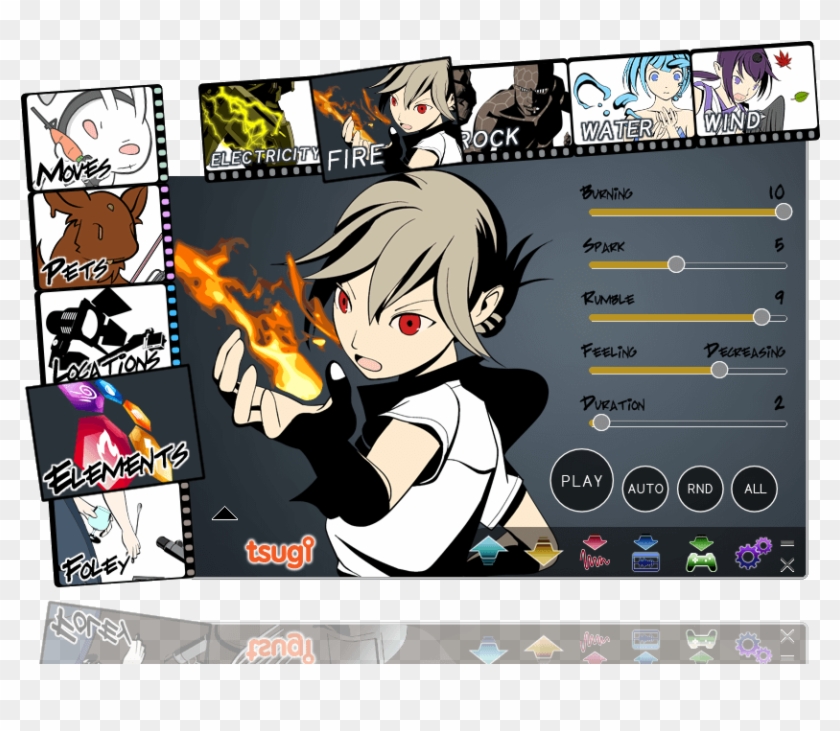 Elements - Dsp Anime Clipart #4593908