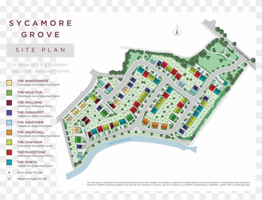 Sycamore Grove - Map Clipart