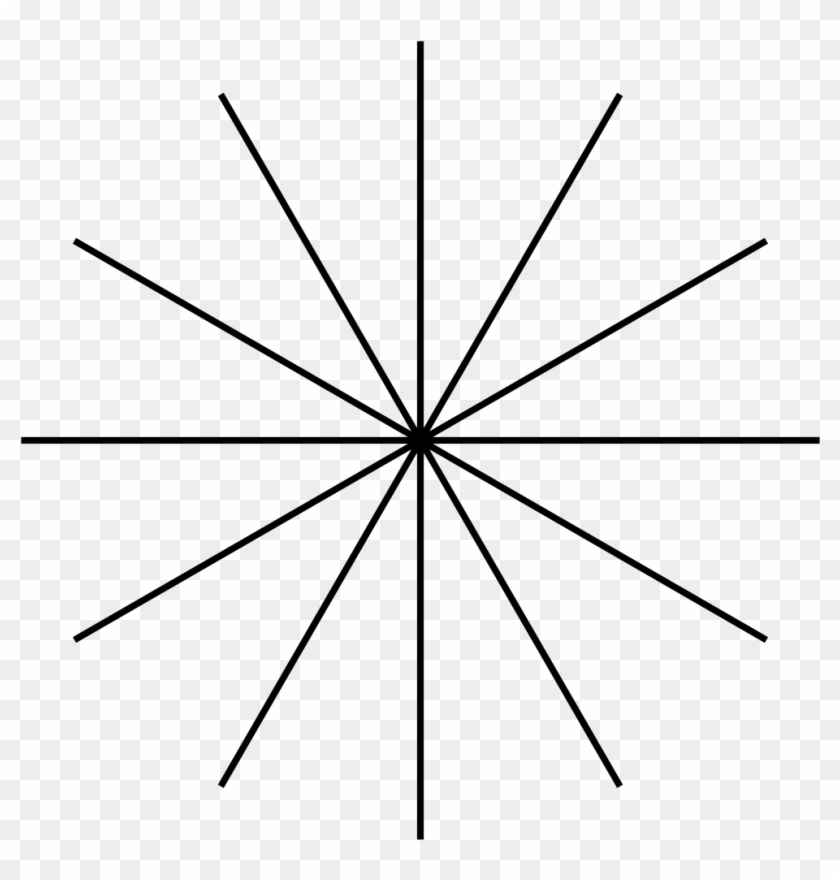 Star Polygon 12-6 - 乱視 セルフ チェック Clipart