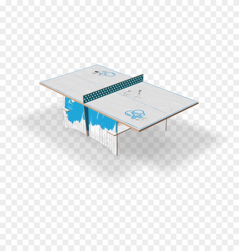 Ping Pong Table - Ping Pong Clipart