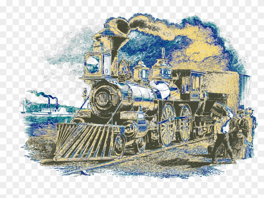 This Free Icons Png Design Of Vintage Train 05 - Illustration Clipart