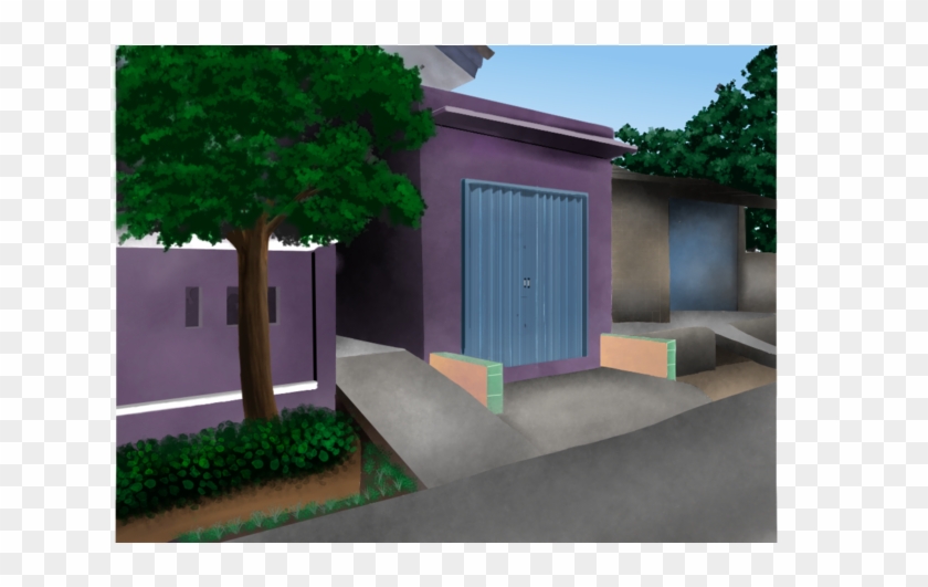 Anime Background - Tree Clipart