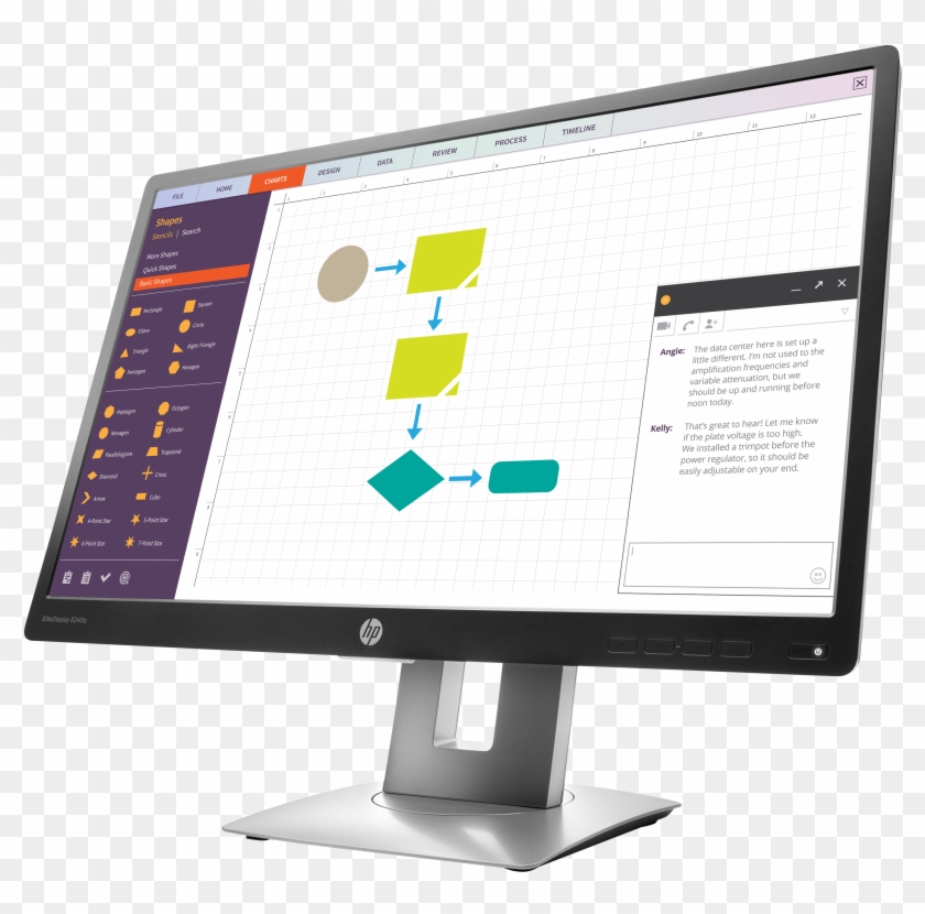 Png Original - Hp Elitedisplay E273 Clipart