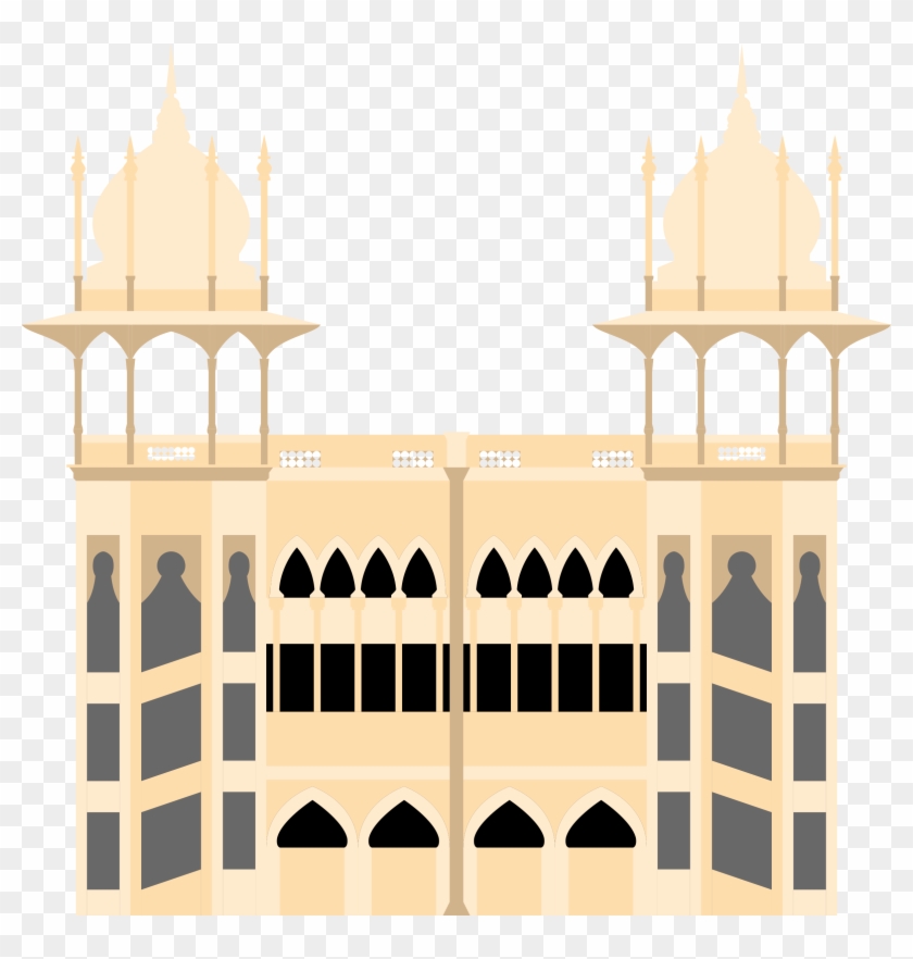 Clipart Train Railway Station - Kuala Lumpur Railway Station Sketch - Png Download