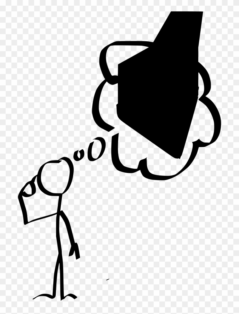 Download Png - Person With Thinking Bubble Clipart Transparent Png