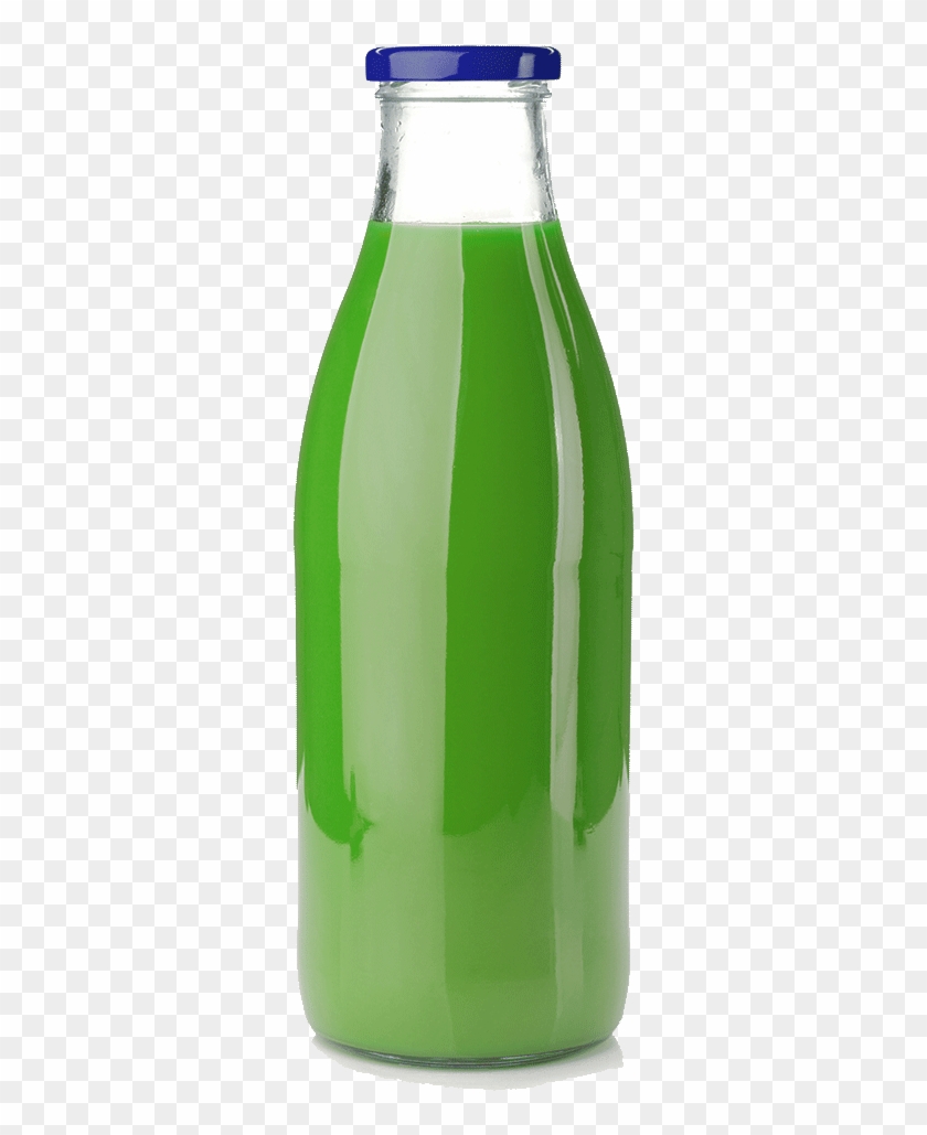 Green Detox - Glass Bottle Clipart #4597060