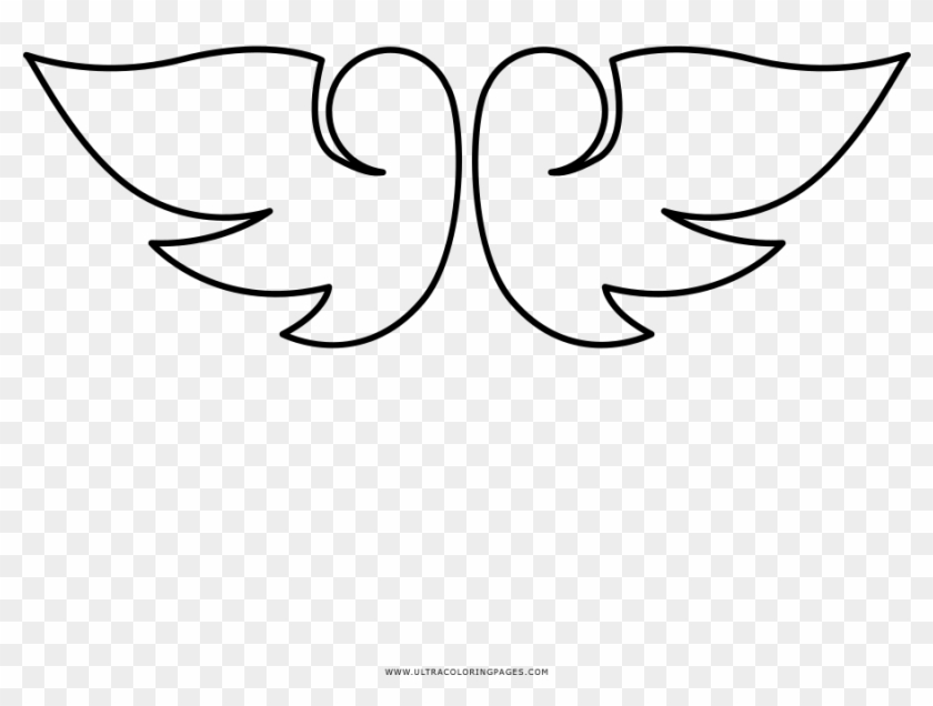 Wings Coloring Page - Dibujos Fáciles De Unicornio Clipart #4597373