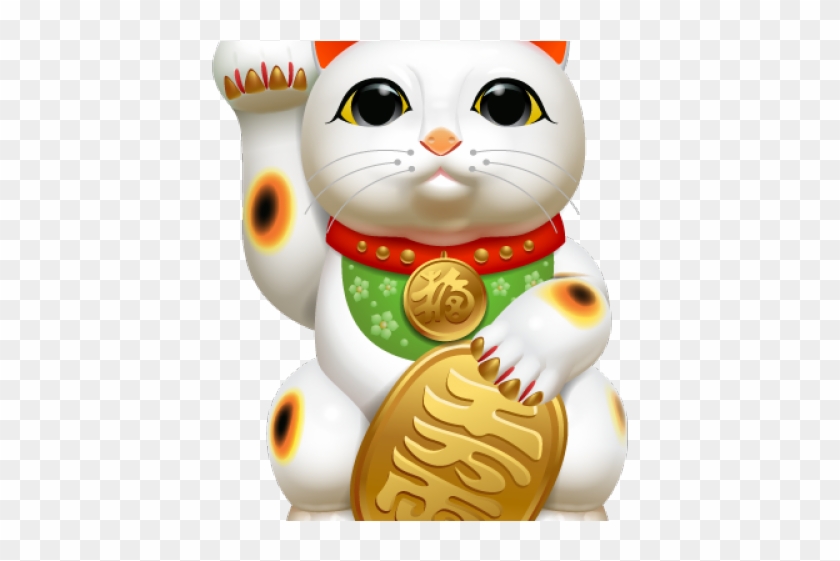 Lucky Cat Cliparts - Chinese Lucky Cat Png Transparent Png