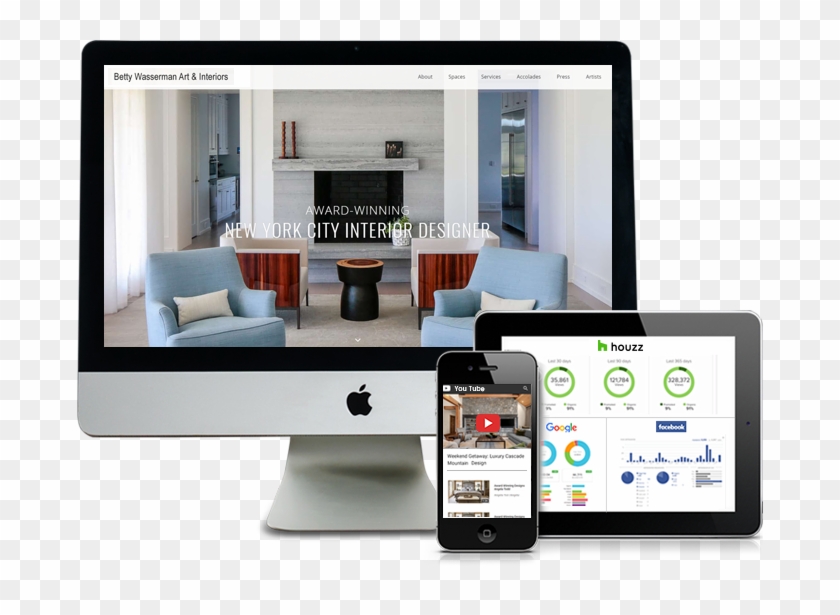 Interior Design Digital Marketing Clipart