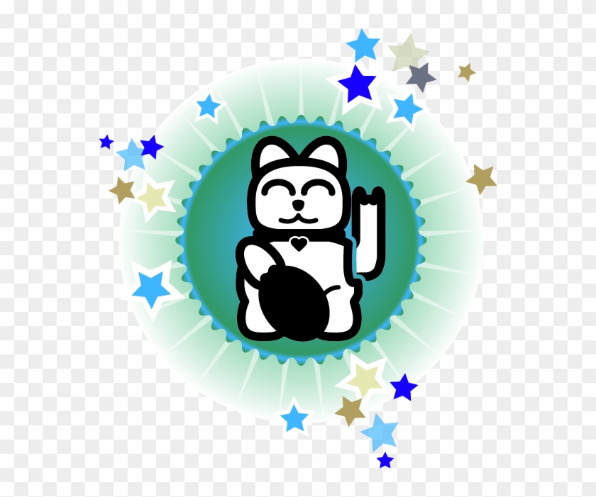 Th Badge Lucky Cat - Praxis Works Aero Chainring Clipart #4597617