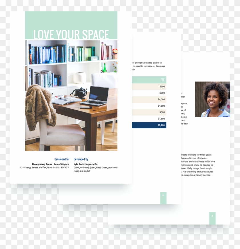 Interior Design Proposal Template - Interior Design Offer Template Clipart