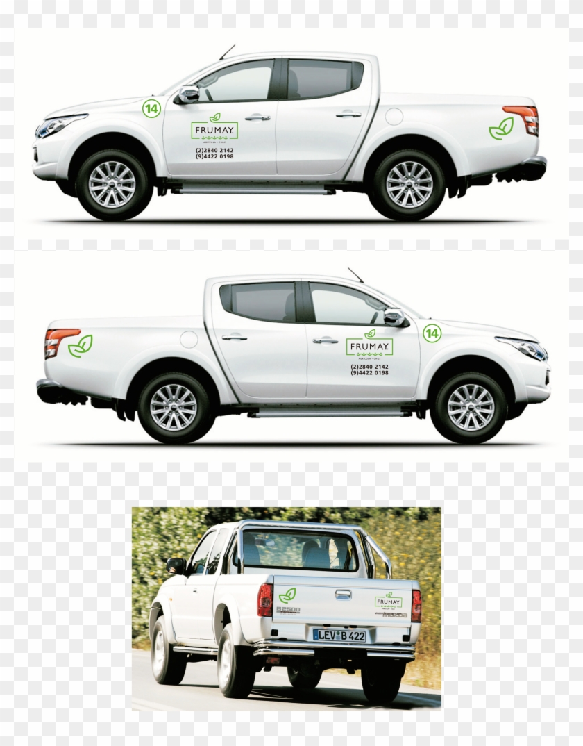 Ploteo Camioneta Frumay - Mitsubishi Triton Clipart #4598152