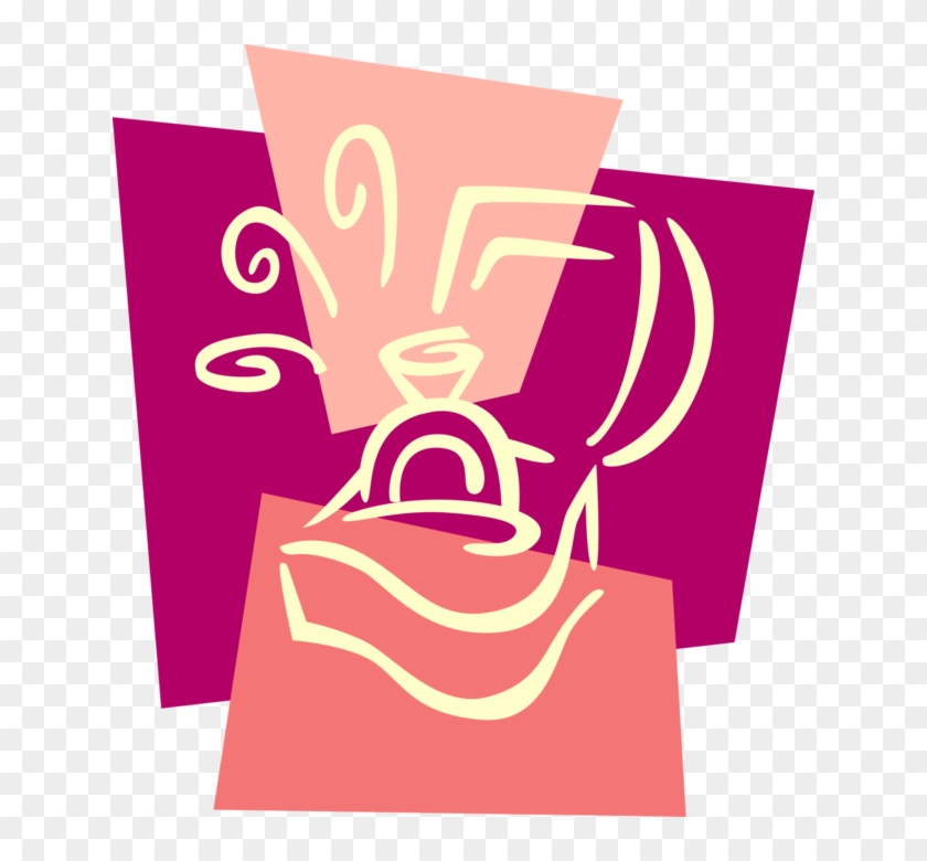 Vector Illustration Of Diamond Wedding Engagement Ring - Emblem Clipart