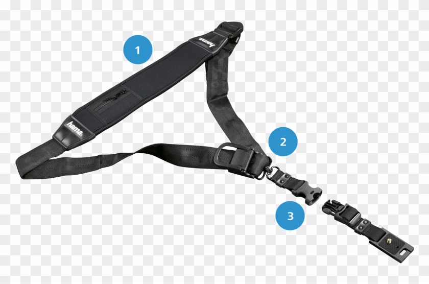 Der Quick Shoot Strap Im Überblick - Hama "quick Shoot Strap" Carrying Strap For Slr Cameras Clipart #4598693