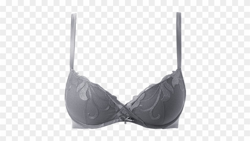 Sujetador Súper Push Up De Encaje - Brassiere Clipart #4598819