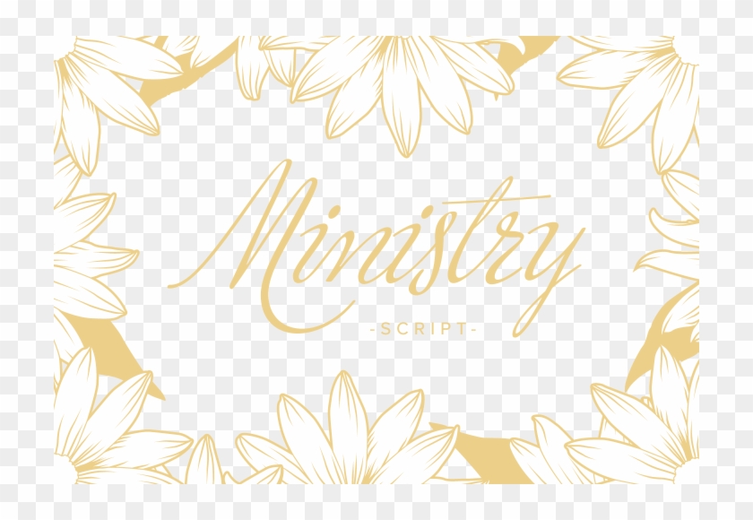 Mercy Is A Delicate And Beautifully Flourished Calligraphy - Jasmine Clipart
