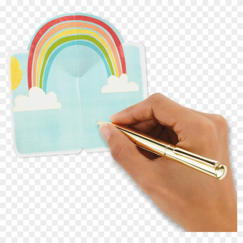 25" Mini Rainbow Pop Up Blank - Greeting Card Clipart #4598919