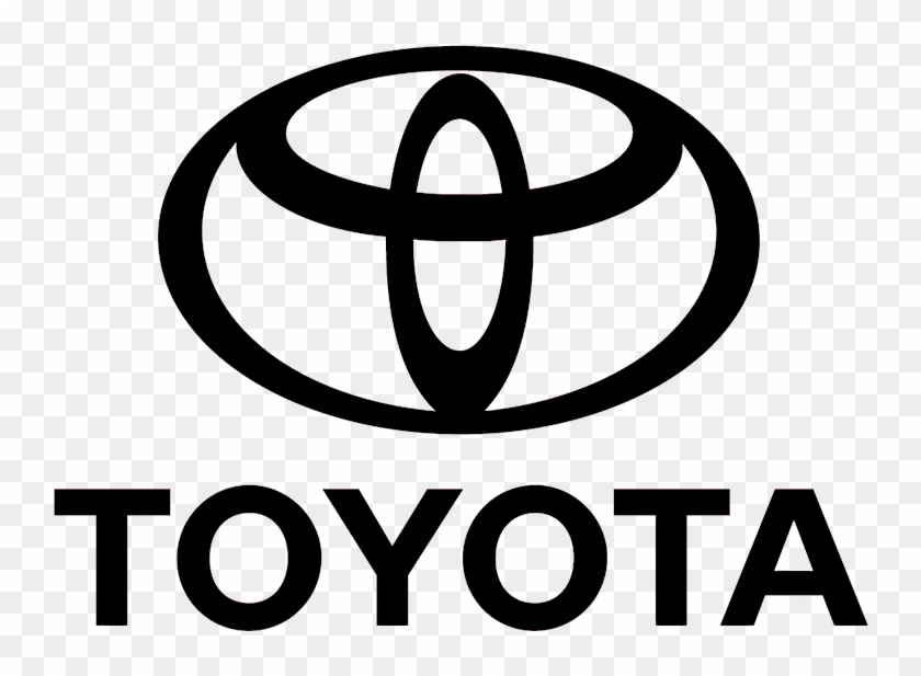 Toyota Logo Moving Forward Clipart #4599280