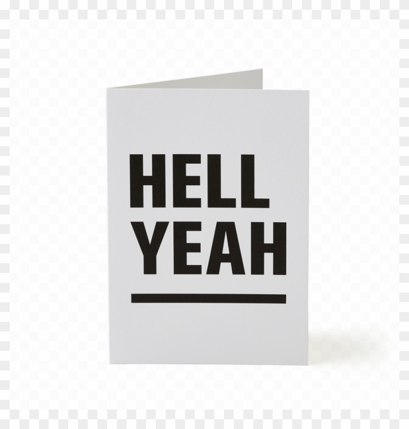 Hell Yeah Greeting Card - Greeting Card Clipart #4599615